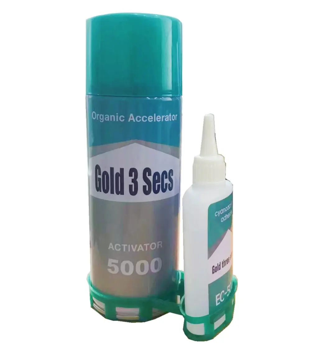 100mL Super Glue y 400ml Spray Activador MDF Kit