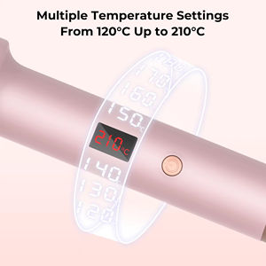 Nuevo Cepillo Eléctrico Rizador de Pelo Mejorado, Cepillo Térmico de Viaje para Dar Volumen, Pantalla Digital, Rizador de Pelo Iónico de Turmalina - Product Image 2