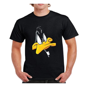 เสื้อยืดผู้ชายทรงเข้ารูปคุณภาพสูง ลายตัวอักษร ผ้าแคนวาส ซักแล้ว 100% ผ้าฝ้าย พิมพ์ลายแบบ DTG ดีไซน์สั่งทำได้ - Product Image 2