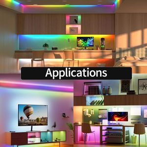 Tira de luz Cob DC12V 24V WS2811 <span class=keywords><strong>pixel</strong></span> tira de <span class=keywords><strong>LED</strong></span> direccionable 576 720 840led/m 10mm 12mm de ancho 5m 10 m/rollo para decoración de Hotel - Product Image 6