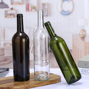 Botellas de vino tinto con <span class=keywords><strong>tapa</strong></span> de corcho, color ámbar y verde transparente, 750ml, venta al por mayor de fábrica - Product Image 6