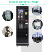 Machine à café LE-VENDING distributeur automatique CE CB distributeur automatique pour le prix du café entièrement automatique Coin Bank Card IC Cash Operated