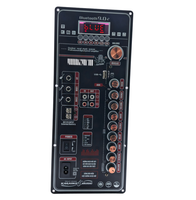 Amplificateur de puissance numérique 2 canaux OEM personnalisé 50W+50W avec Bluetooth, USB, AUX, micro, guitare, karaoké, système de sonorisation