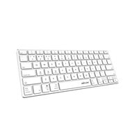 Clavier sans fil portable AX8300 2,4 GHz rechargeable pour ordinateurs/tablettes