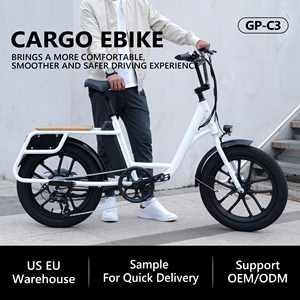 Triciclo Eléctrico Greenpedel de Alto Rendimiento con Llantas Gruesas de 20 Pulgadas, <span class=keywords><strong>E</strong></span>-Trike en Venta, Bicicleta Eléctrica de Carga de Alta Velocidad - Product Image 3