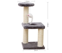 Arbre à gratter pour chat haut de gamme en sisal, mobilier d'intérieur pour chat, tour à gratter