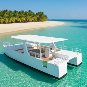Catamarán de Aluminio Dookyu de <span class=keywords><strong>12</strong></span> <span class=keywords><strong>Metros</strong></span>, Totalmente Soldado, Certificado CE, para Paseos Turísticos y Recorridos a Islas, <span class=keywords><strong>Precio</strong></span> de Fábrica - Product Image 2