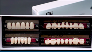 2 Schichten 3-lagige künstliche Acryl harz zähne Factory False Tooth - Product Image 3