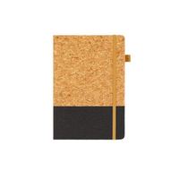 Carnet de notes A5 en liège et lin écologique personnalisé 2025 – Ensemble cadeau promotionnel d'entreprise avec stylo et logo personnalisé