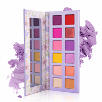 Palette de fards à paupières 12 couleurs OEM, marque privée, longue tenue, logo personnalisé, résistant à l'eau, anti-bavures, cosmétiques de marque privée