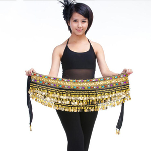 <span class=keywords><strong>Accessori</strong></span> per la <span class=keywords><strong>danza</strong></span> del palcoscenico di alta qualità monete per cintura di <span class=keywords><strong>danza</strong></span> del ventre con pietre colorate da donna con oro per le prestazioni degli adulti delle donne - Product Image 4