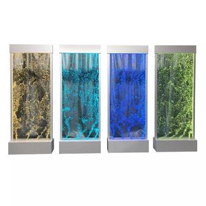 ที่กำหนดเองเปลี่ยนสี LED อะคริลิห้องรับประทานอาหารตกแต่งผนังม่านน้ำ - Product Image 3