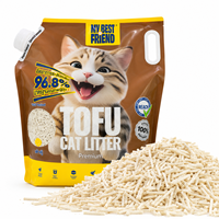 Litière pour chat à base de tofu végétal, format économique, 99 % sans poussière, formule à faible diffusion, texture douce, formule multi-chats, usine OEM ODM