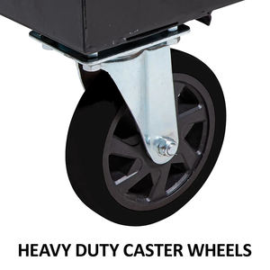 JH-Mech Nouveau design Porte-selle avec <span class=keywords><strong>roulettes</strong></span> silencieuses Chariot à selle en acier à usage intensif enduit de poudre - Product Image 4