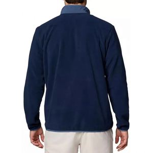 Pull-over polaire léger surdimensionné pour homme avec demi-zip, col montant, chaud et douillet pour l'hiver - Product Image 3
