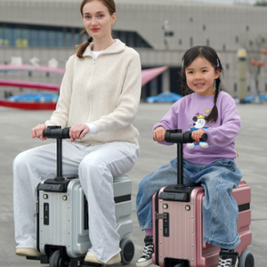 โรงงานอาลิโอท็อป ขายส่ง กระเป๋าเดินทางไฟฟ้าขนาด 20 นิ้ว พร้อมสกู๊ตเตอร์เคลื่อนที่ในตัว และกุญแจล็อคแบบ TSA - Product Image 4