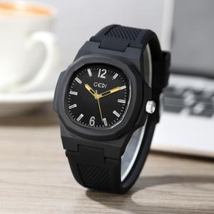 Nuevo reloj para hombre para estudiantes de secundaria, elegante, ovalado, deportivo, mini, de silicona, resistente al agua, de cuarzo. - Product Image 3