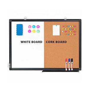 Tableau blanc magnétique et tableau en liège de taille personnalisée, effaçable à sec, avec cadre - Product Image 1