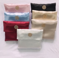 Tapis de prière turc portable de voyage avec les perles de prière dans un ensemble de pochettes en satin pour cadeaux musulmans