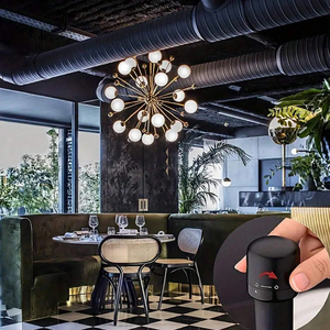 Venta al por mayor 1 ud. Mini tapón de vino negro para champán, sellador doméstico de cocina a prueba de fugas, utensilio giratorio para conservar el vino - Product Image 3