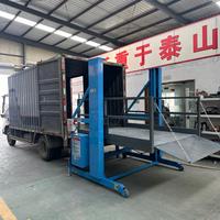 Plateforme de chargement et de déchargement mobile électrique, pont d'accès mobile, rampe de quai hydraulique mobile pour conteneurs 3 tonnes 2t