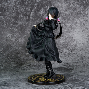 Figura Coleccionable de PVC de Anime de 20CM, Nueva, de <span class=keywords><strong>Kurumi</strong></span> <span class=keywords><strong>Tokisaki</strong></span> de Date a Live, Chica Sexy de Ensueño con Vestido Negro - Product Image 5