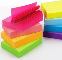 Notes autocollantes multicolores personnalisées Bloc-notes autocollant facile à afficher Fournitures scolaires Mini bloc-notes