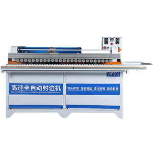 WF902 macchina per la lavorazione del legno completamente automatica ad alta velocità in PVC melamina impiallacciatura ad angolo arrotondamento bordatura - Product Image 5