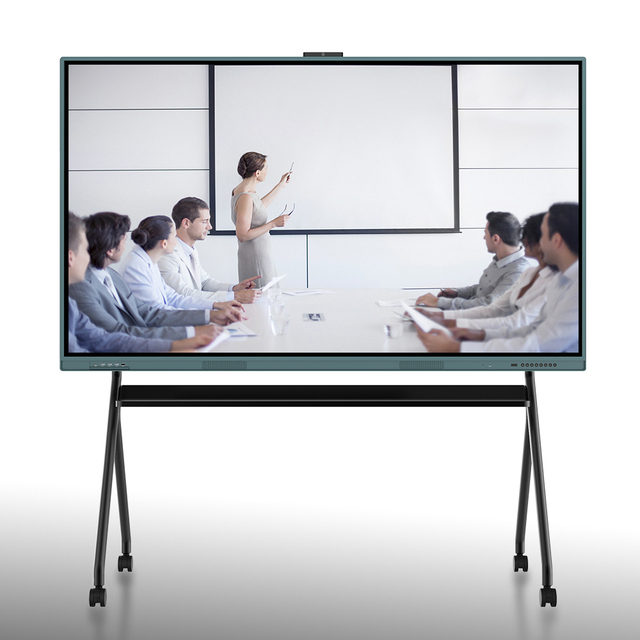 Amdox Q-75 55 65 75 86 100 Inch LCD Display Smart Board 20 Points Infrared Interactive Whiteboard Android 15.0 4K 8GB RAM +