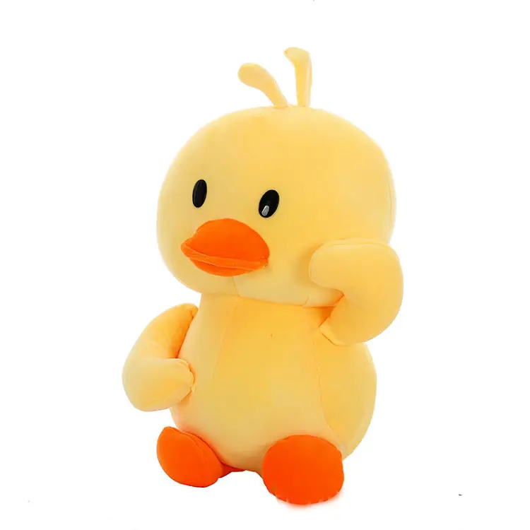 M1457 20cm cute plushie animal stuffed yellow duck plush toy