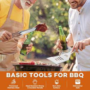 Accesorios Premium para Parrilla, Juego de Cubiertos para <span class=keywords><strong>Barbacoa</strong></span>, <span class=keywords><strong>Utensilios</strong></span> Completos para Asar - Product Image 2