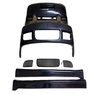 Kit Carrosserie Complet Modifié et Amélioré Style R32 avec <span class=keywords><strong>Pare</strong></span>-chocs Avant et Arrière, Calandre, Diffuseur, et Jupes Latérales pour Volkswagen VW <span class=keywords><strong>Golf</strong></span> <span class=keywords><strong>4</strong></span> R32 - Product Image 1