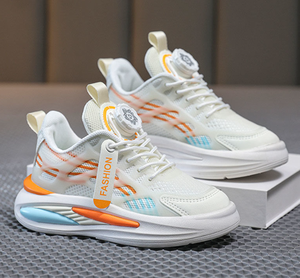 Zapatillas Deportivas Nuevas para Niños, Transpirables, con Malla, Botón de Ajuste en los Cordones, para Deportes, Correr, Escuela - Product Image 5