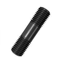 SVC High Quality Zinc Plated Double Ended Stud Bolts 60mm Length Right Hand Thread Secure Threaded Connection for General