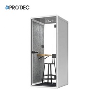 Compartiment intérieur silencieux Cabine insonorisée Chambre à coucher pour bureau partagé