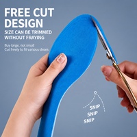 Semelles intérieures de sport en forme de U, technologie 4d Cloud, mousse à mémoire de forme super douce pour un confort et une protection des pieds, unisexe