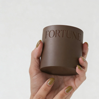 Vente en gros de boîtes cadeaux rondes pour bougies, couleurs personnalisées, cire de soja, aromathérapie fraîche, rose, marron, bougies parfumées