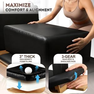 CZFIT Reformer de Pilates Plegable de Madera para Ejercicios en Casa y Gimnasio, Personalizado para Desarrollo Corporal, ¡Gran Oferta! - Product Image 3