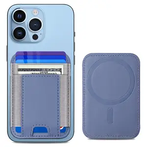Portatarjetas magnético RFID Bolsas para teléfonos móviles Portatarjetas magnético Monedero para iPhone 5/14/13/12 Series