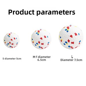 Jouet à mâcher pour chien, balle ETPU, haute élasticité, résistant aux déchirures, anti-morsure, pour le nettoyage des dents, vente directe usine - Product Image 2