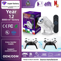 Mini Proyector para Juegos YDH-HCS350 Max, Android 11, LED Cinema, 1000 Ansi Lúmenes, 1+8G, Allwinner H713, 3D HD FHD 4K