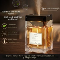 Diffuseur d'aromathérapie sans flamme 500 ml, pulvérisateur automatique intelligent, commande vocale, utilisation intérieure, huile essentielle, parfum, hôtel