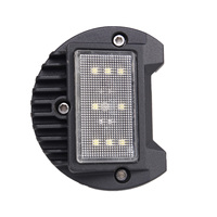 Nouveau phare de voiture 4 pouces 28W, projecteur latéral à quatre rangées, LED tout-terrain super lumineux, lentille 5D, étanche IP68, 5W USA pour LED