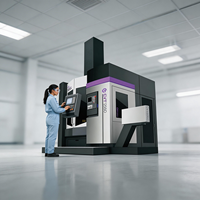 Tour vertical CNC à haute efficacité, fonctionnement stable, longue durée de vie, personnalisable pour l'usinage de composants lourds
