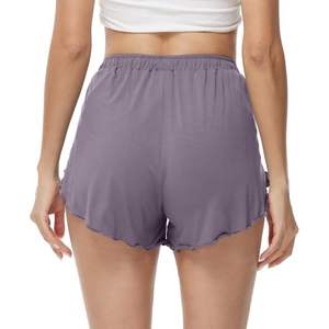 Shorts de sport personnalisés pour femmes, coupe ample, respirants, pantalons de yoga, pantalons de pyjama doux, vêtements de nuit pour femmes - Product Image 1