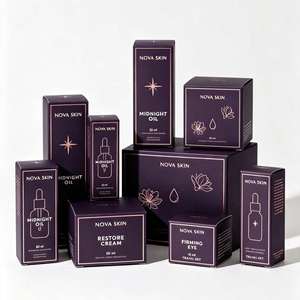 FX White <b>Card</b> Paper Packaging Manufacturer Creating Beauty Product Boxes for Cream Containers Serum Bottles - Product Image 3