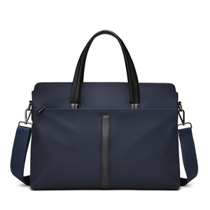 Water Resistant Nylon <b>Laptop</b> Bag Business Tote Crossbody Large Casual Men School Travel Detachable Strap Slim <b>Laptop</b> Bag - Product Image 1