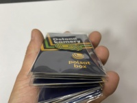 Machine d'emballage de carte SIM à haute efficacité scellage par ultrasons entraînement mécanique PLC noyau de pompe pochette en plastique emballage étiquetage