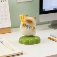 Cat PAI Happy-Go-Round Blind Box Figurine de chat rotative mignonne pour bureau, figurine d'action animale Kawaii, vente en gros