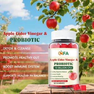 กัมมี่โพรไบโอติกพร้อมสารสกัดจากน้ำส้มสายชูจากแอปเปิลถ่านช่วยเพิ่มระบบภูมิคุ้มกันของร่างกายสำหรับผู้ใหญ่ - Product Image 3